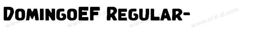 DomingoEF Regular字体转换